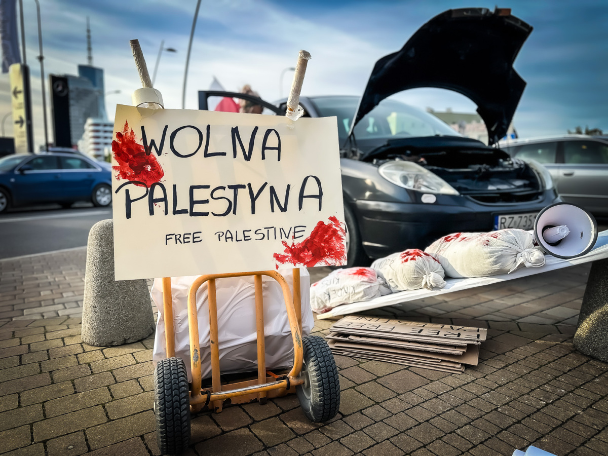 Rzeszów - Pro-palestyński protest w Rzeszowie [27.09.2025]