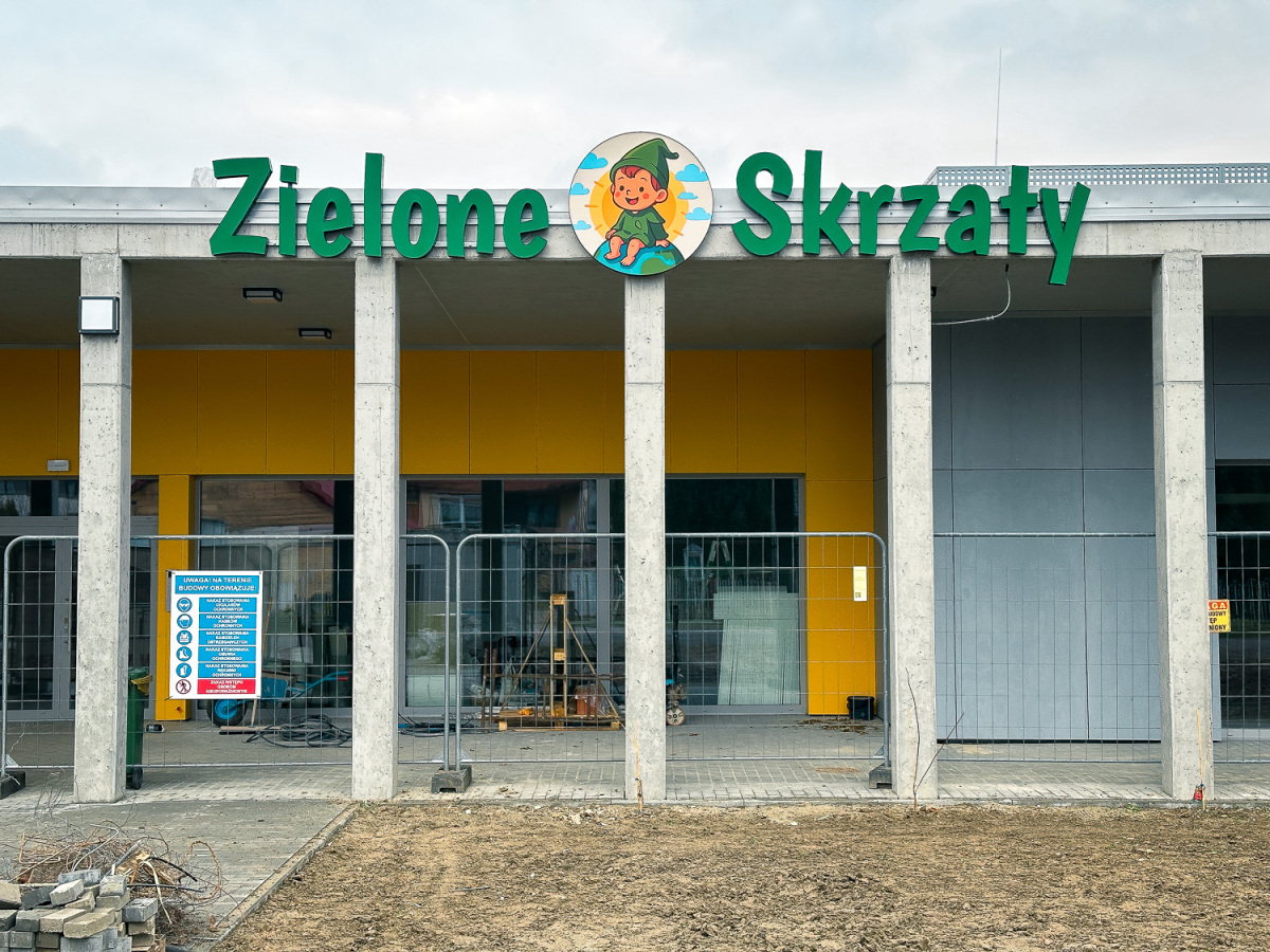 Rzeszów - Budowa żłobka "Zielone Skrzaty" przy ul. Jachowicza na finiszu