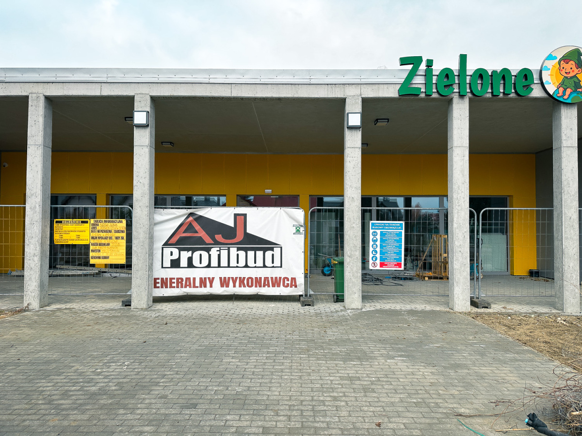 Rzeszów - Budowa żłobka "Zielone Skrzaty" przy ul. Jachowicza na finiszu