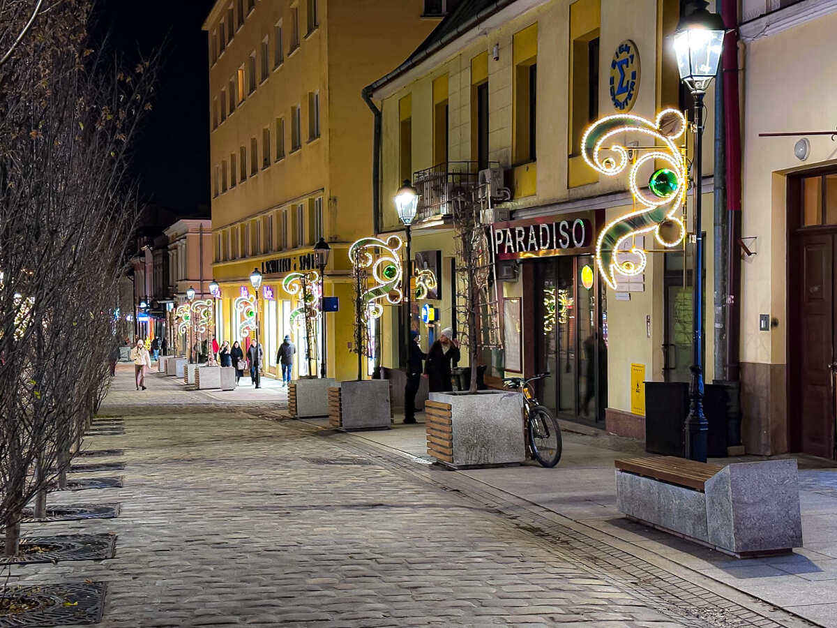 Rzeszów - Świąteczne oświetlenie Rzeszowa w sezonie 2025 / 2026