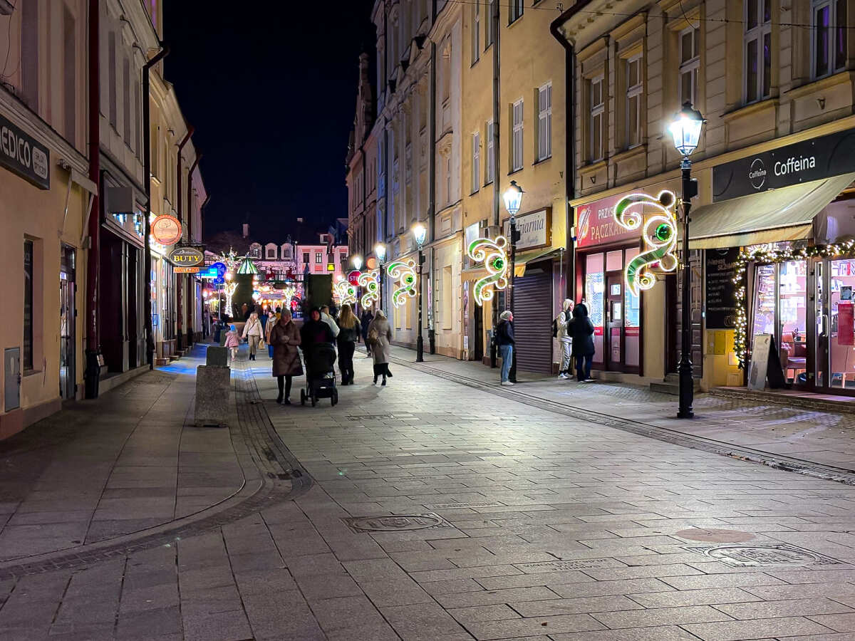Rzeszów - Świąteczne oświetlenie Rzeszowa w sezonie 2025 / 2026