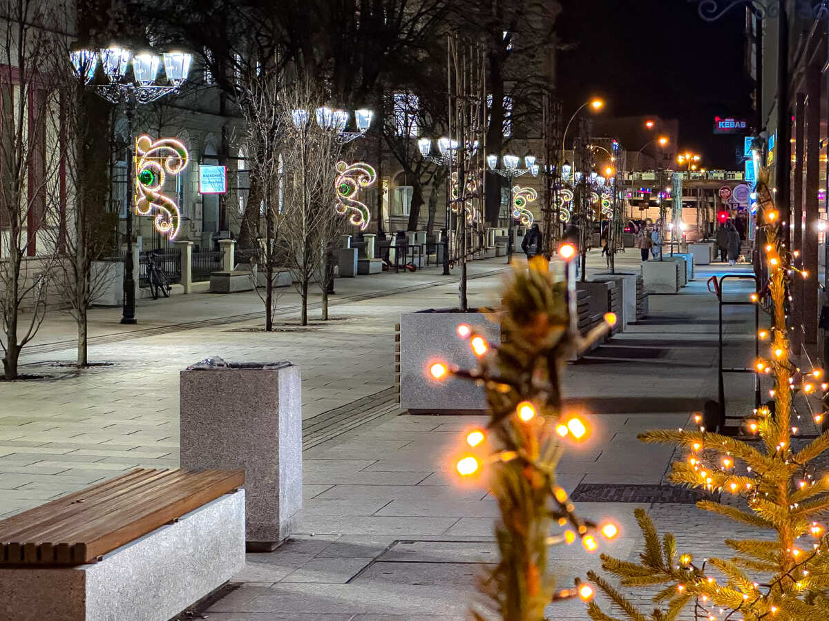 Rzeszów - Świąteczne oświetlenie Rzeszowa w sezonie 2025 / 2026