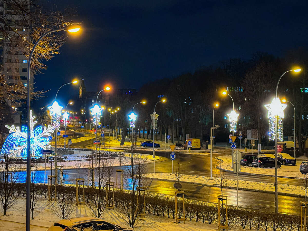 Rzeszów - Świąteczne oświetlenie Rzeszowa w sezonie 2025 / 2026