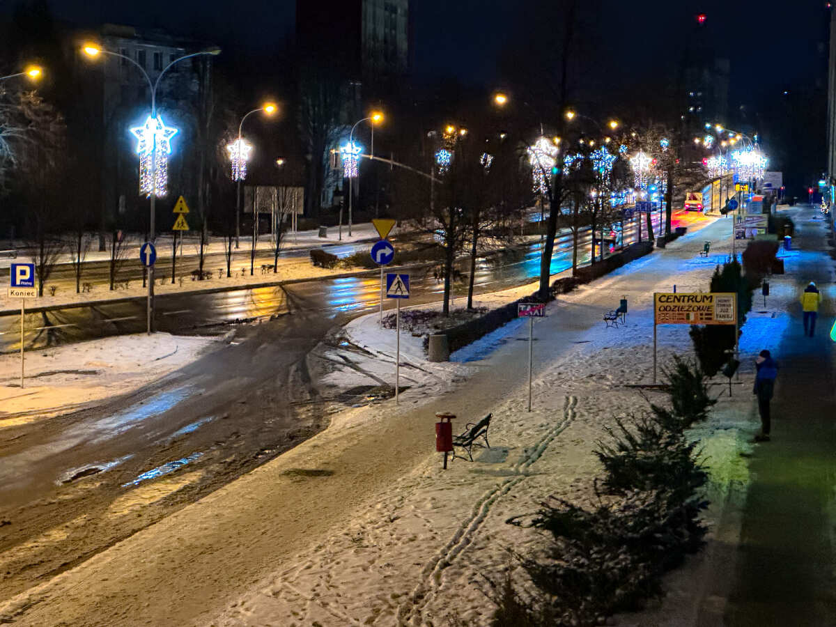 Rzeszów - Świąteczne oświetlenie Rzeszowa w sezonie 2025 / 2026