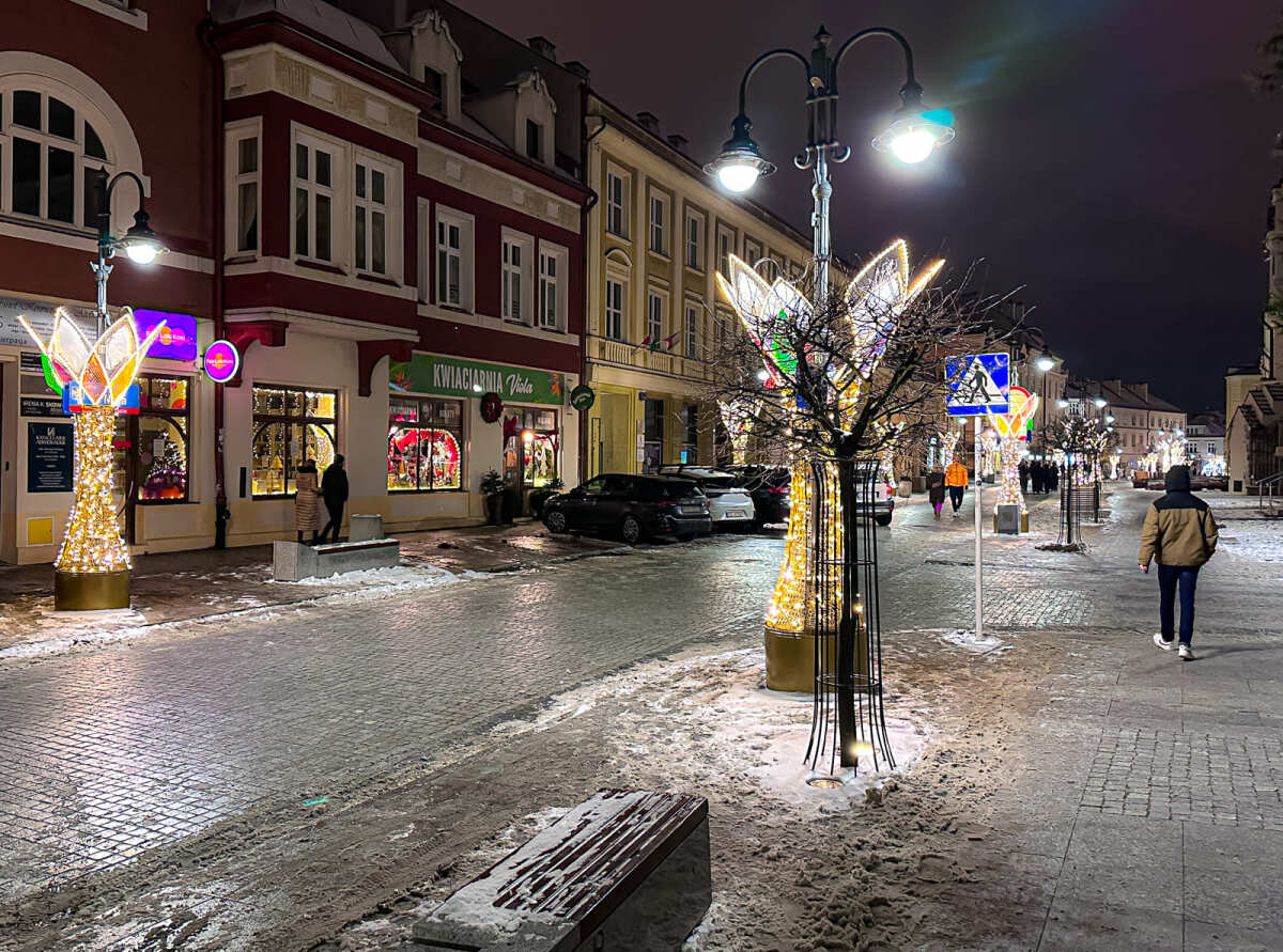 Rzeszów - Świąteczne oświetlenie Rzeszowa w sezonie 2025 / 2026