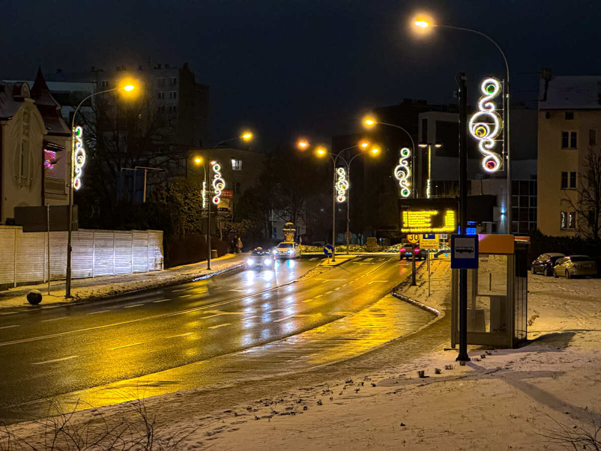 Rzeszów - Świąteczne oświetlenie Rzeszowa w sezonie 2025 / 2026
