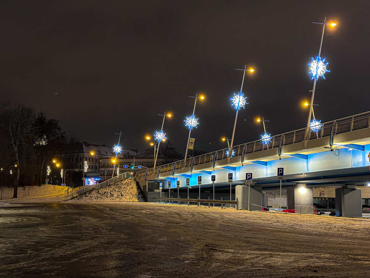 Rzeszów - Świąteczne oświetlenie Rzeszowa w sezonie 2025 / 2026