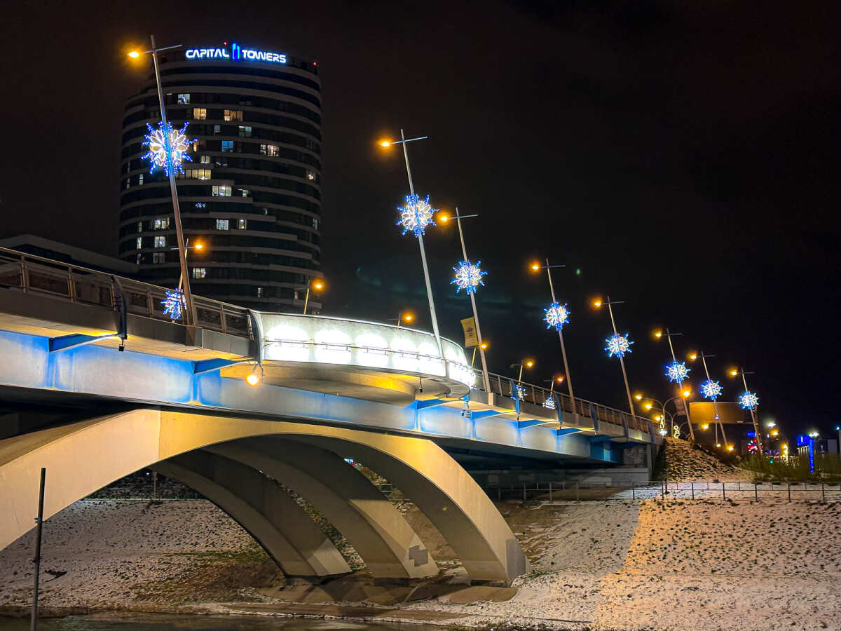 Rzeszów - Świąteczne oświetlenie Rzeszowa w sezonie 2025 / 2026