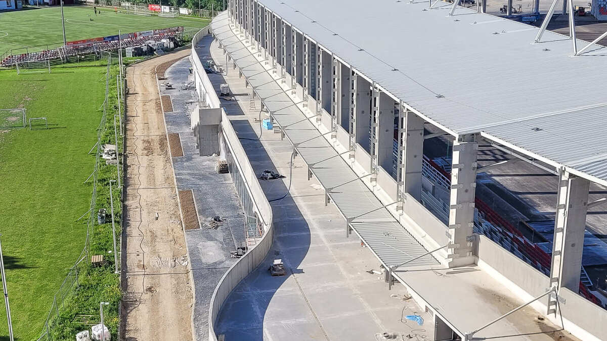 Rzeszów - Budowa Podkarpackiego Centrum Lekkiej Atletyki przy ul. Wyspiańskiego [maj 2026]