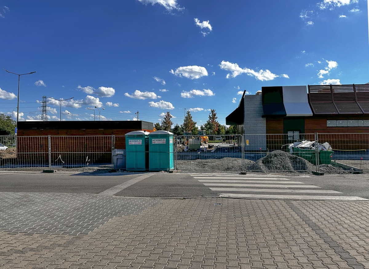 Rzeszów - Budowa restauracji McDonald's przy E. Leclerc Rzeszów