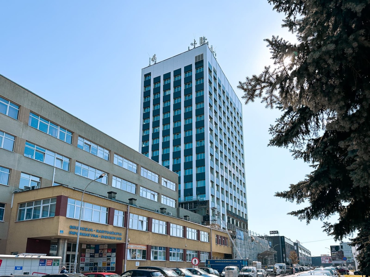 Rzeszów - Modernizacja 15-piętrowego biurowca na ul. Geodetów w Rzeszowie [wrzesień 2026]