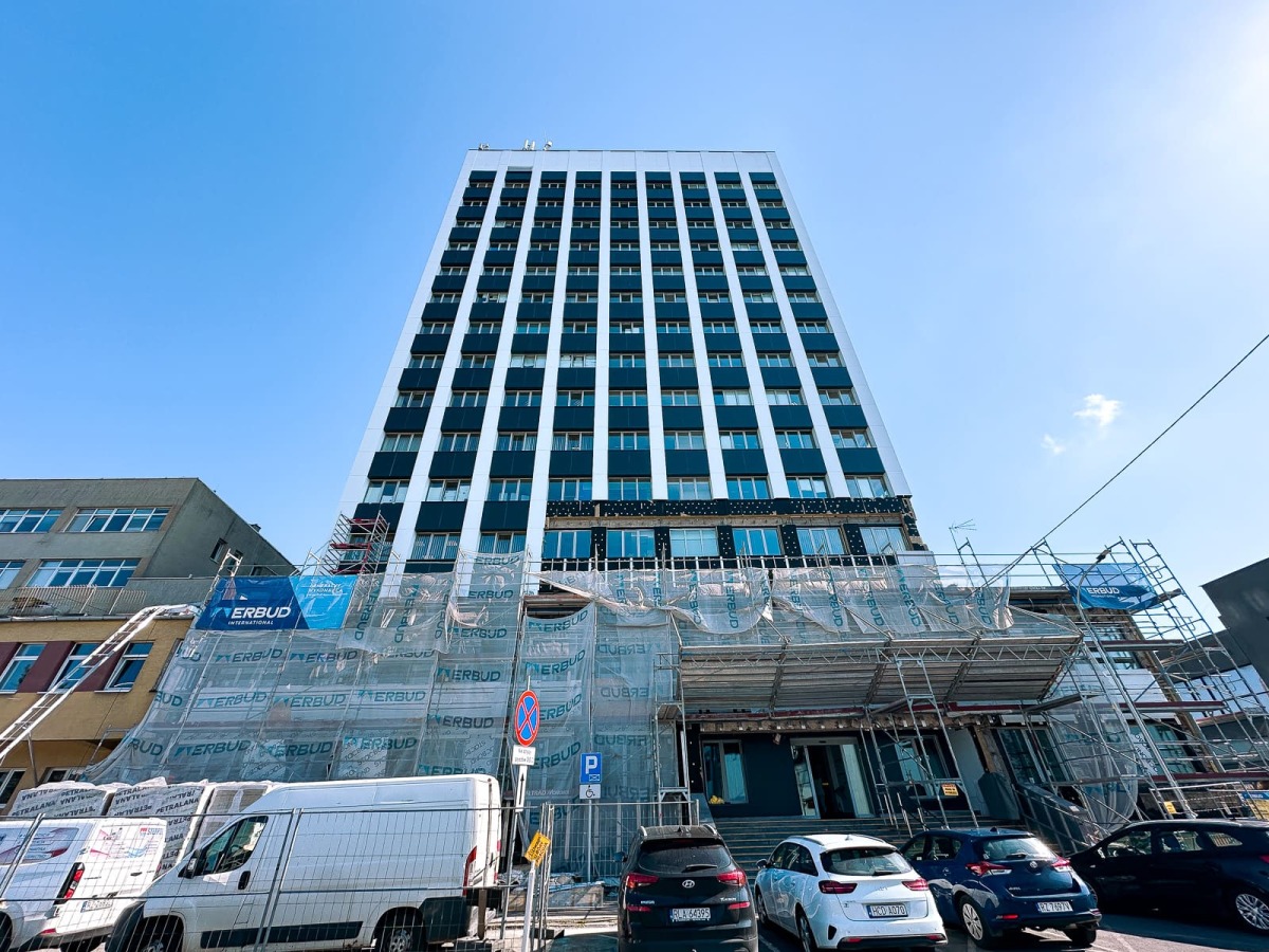 Rzeszów - Modernizacja 15-piętrowego biurowca na ul. Geodetów w Rzeszowie [wrzesień 2026]