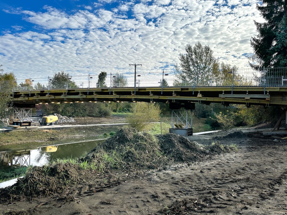 Rzeszów - Budowa kładki nad rzeką Strug na osiedlu Drabinianka [październik 2026]