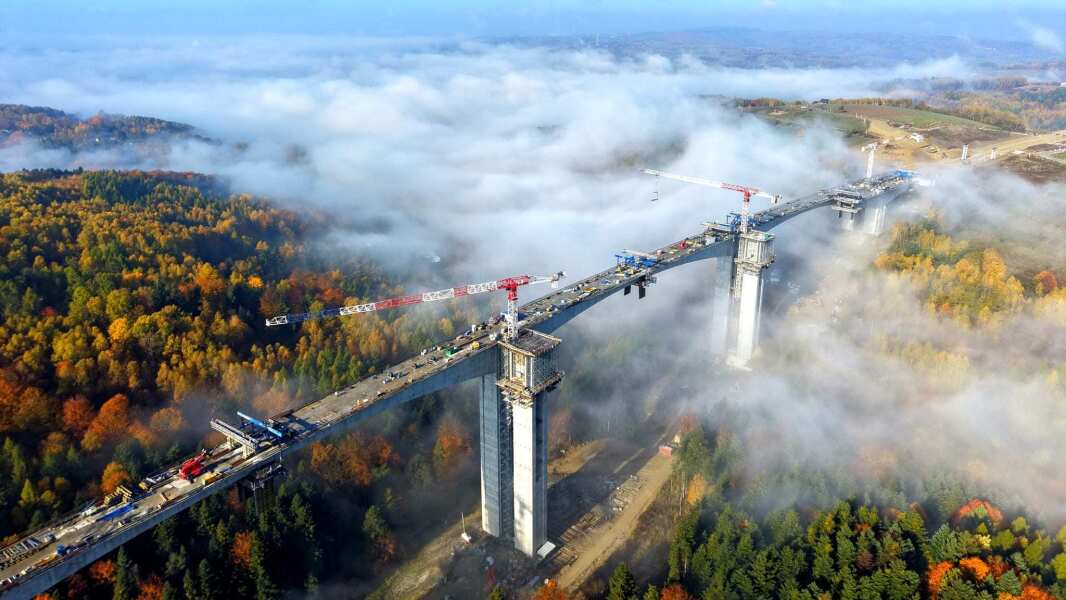 Budowa restakady ES-26 na S19 Babica – Jarownik, fot. GDDKiA Rzeszów
