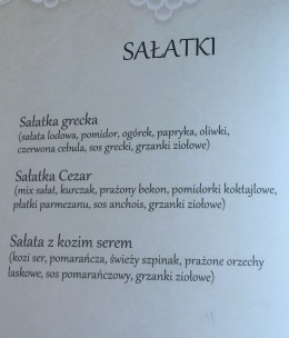Menu - zdjęcie 1