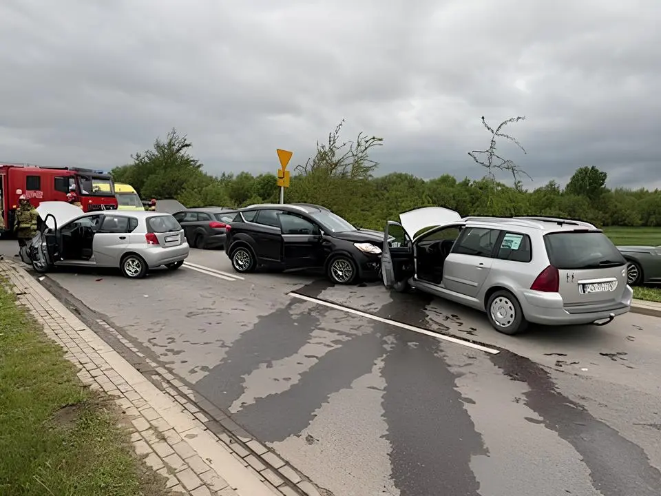 Poranne wypadki na ulicach Rzeszowa. Rozbite samochody i ranni