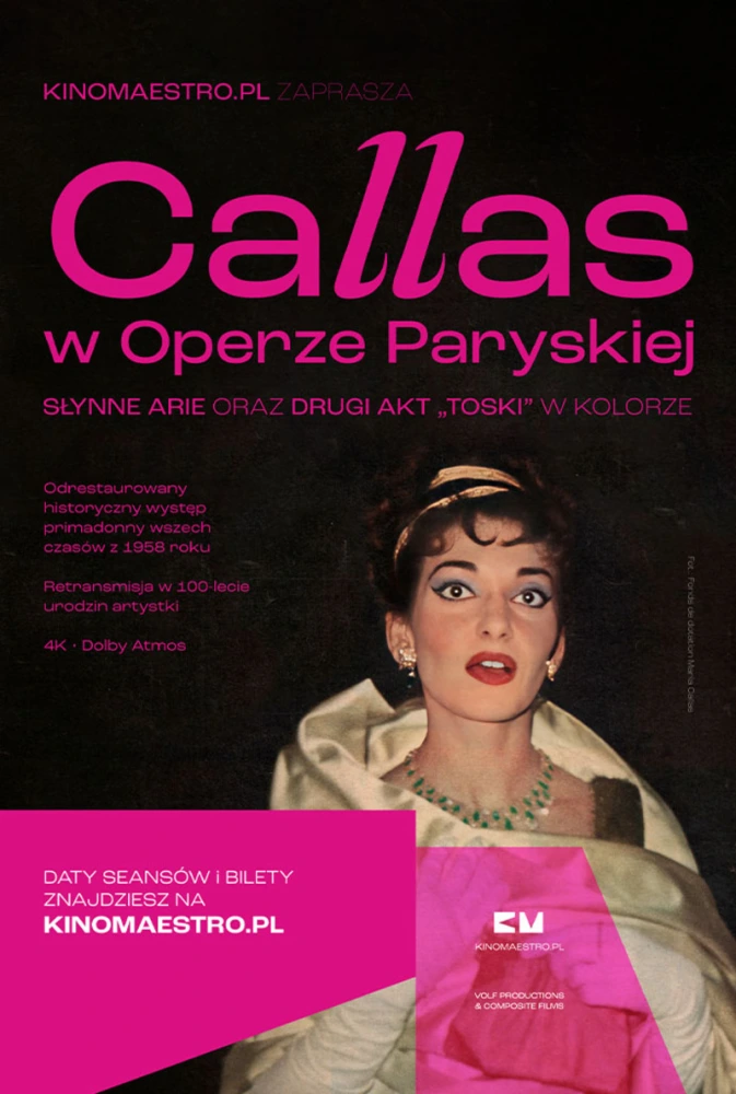 Callas w Operze Paryskiej, rok 1958