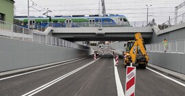 Przebudowa układu dróg w centrum Rzeszowa na finiszu. Otwarto przejazd pod wiaduktem na ul. Batorego