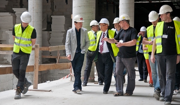 Prezydent Rzeszowa odwiedził budowę City Center - Aktualności Rzeszów