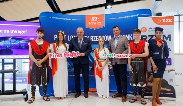 Ruszyły loty z Rzeszowa do Rzymu - Aktualności Rzeszów