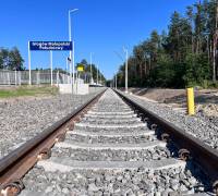 Budowa linii kolejowej z Rzeszowa na lotnisko w Jasionce [sierpień 2023] - zdj. 1